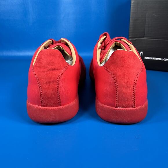 INC Men's Faux-leather Sneakers - Red - 9 - New in box - Picture 4 of 8
